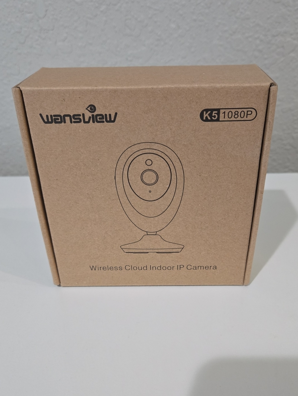 K5 1080P Wireless Cloud Indoor IP Camera - Brown